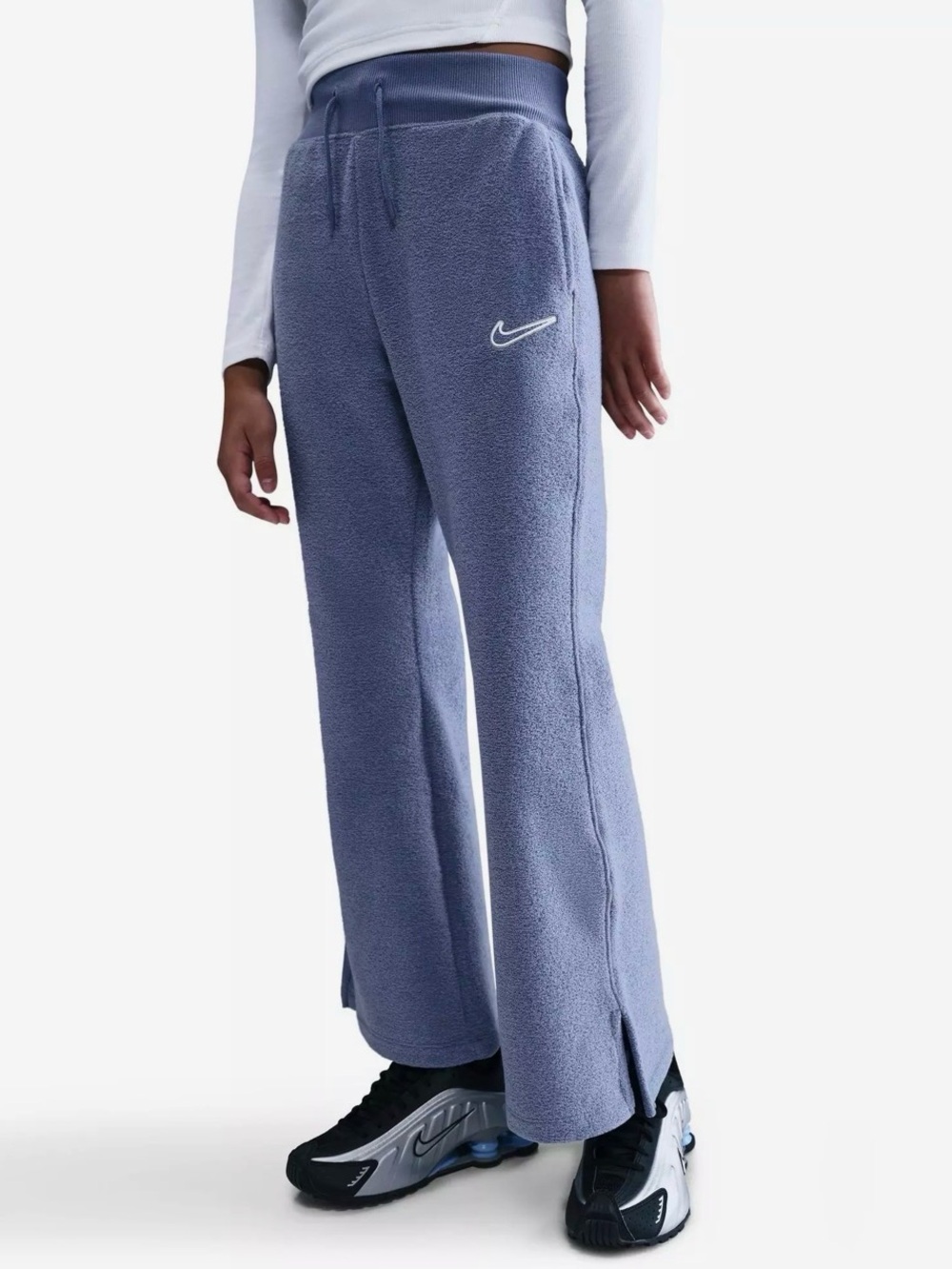 NWT Nike Kids Girls Cozy Fleece Joggers size M10/12